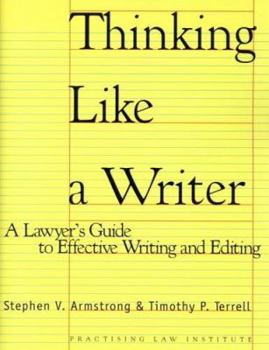 Hardcover Thinking Like a Writer Book