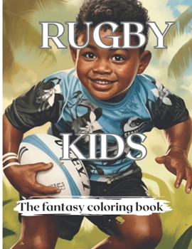 Paperback Rugby for kids coloring book