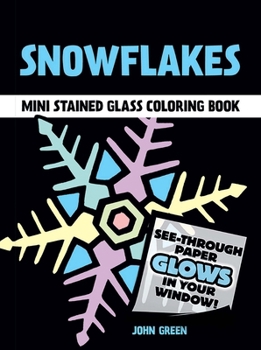 Paperback Snowflakes Stained Glass Coloring Book