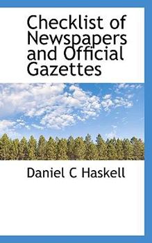 Checklist of Newspapers and Official Gazettes