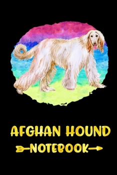 Afghan Hound Notebook: Lined Journal Composition Notebook (Gifts for Dog Lovers)