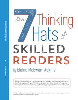 Cards Seven Thinking Hats of Skilled Readers Quick Reference Guide Book