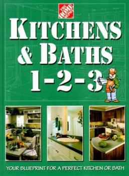 Hardcover Kitchens & Baths 1-2-3 Book