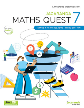 Paperback Jacaranda Maths Quest 7 Stage 4 Nsw Syllabus, 3e Learnon and Print Book