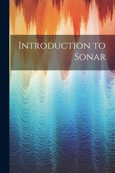 Paperback Introduction to sonar Book