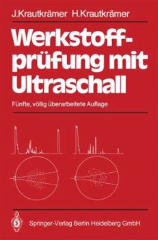Paperback Werkstoffprüfung Mit Ultraschall [German] Book