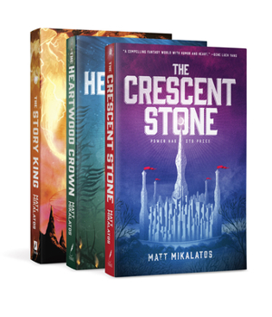Paperback The Sunlit Lands Trilogy: The Crescent Stone / The Heartwood Crown / The Story King Book
