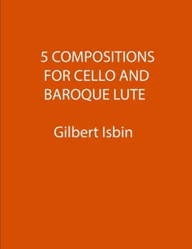 Paperback 5 Compositions for Cello and Baroque Lute Book
