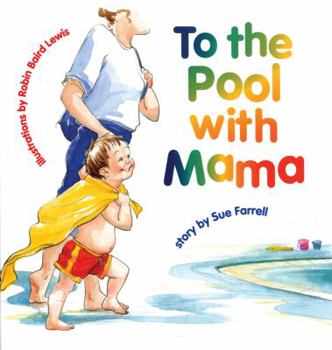 Library Binding To the Pool with Mama Book