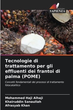 Tecnologie di trattamento per gli effluenti dei frantoi di palma (POME): Concetti fondamentali dei processi di trattamento fotocatalitico (Italian Edition)