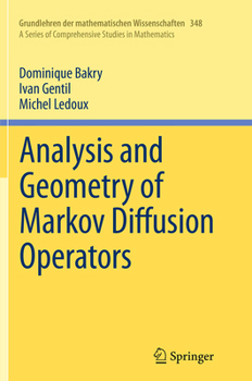 Paperback Analysis and Geometry of Markov Diffusion Operators Book