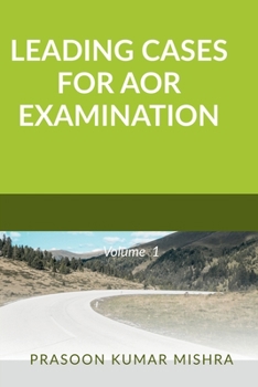 Paperback Leading Cases for Aor Examination Book