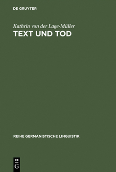 Hardcover Text und Tod [German] Book