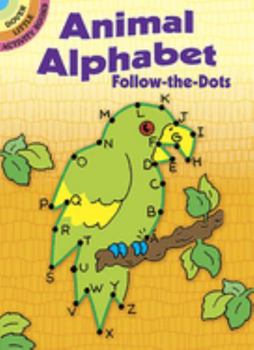 Paperback Animal Alphabet Follow-The-Dots Book
