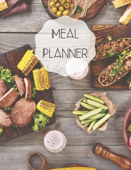 Meal Planner: Track and plan your food weekly, contains shopping list
