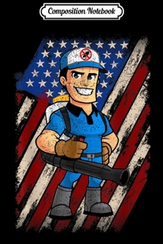 Paperback Composition Notebook: Exterminator T Funny Pest Control Professional Gift Journal/Notebook Blank Lined Ruled 6x9 100 Pages Book