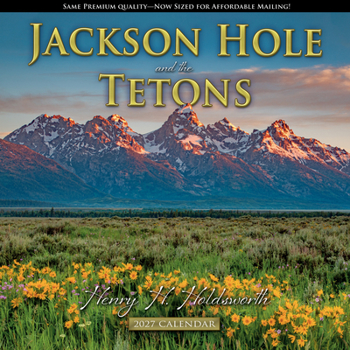 Misc. 2027 Jackson Hole and the Tetons Wall Calendar Book