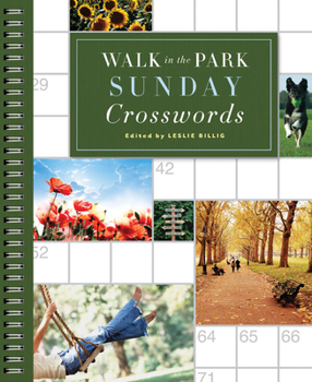 Spiral-bound Walk in the Park Sunday Crosswords Book