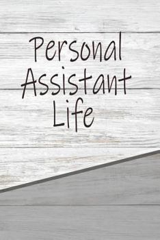 Paperback Personal Assistant Life: Personalized Rustic Isometric Dot Notebook 120 Pages 6x9 Book