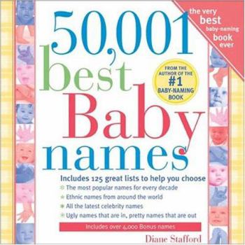 Paperback 50,001 Best Baby Names Book