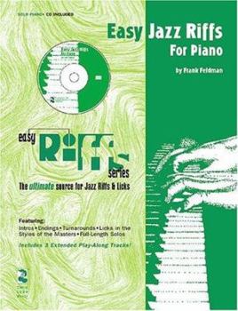 Paperback Easy Jazz Riffs for Piano Book