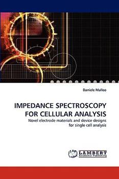 Paperback Impedance Spectroscopy for Cellular Analysis Book