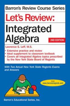 Paperback Let's Review: Integrated Algebra Book