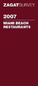 Paperback Zagat Miami Beach Restaurants Pocket Guide Book