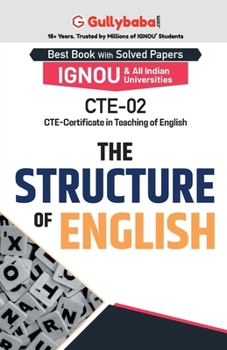Paperback CTE-02 The Structure of English Book