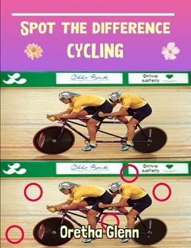 Paperback Spot the difference Cycling: Picture puzzles for adults Can You Really Find All the Differences? Book