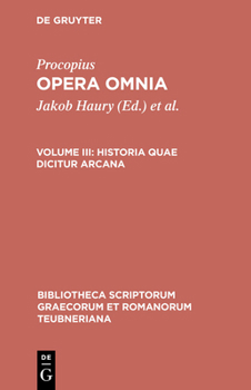 Hardcover Historia Quae Dicitur Arcana [Greek, Ancient (To 1453)] Book