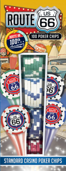 Misc. Rt 66 100 PC Poker Chips Book