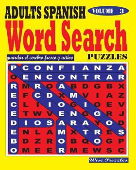 Paperback ADULTS SPANISH Word Search Puzzles. Vol. 3 [Spanish] Book