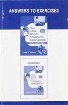 Paperback Answers to Exercises Book for The Little, Brown Compact Handbook and Answers to Exercises in The Little, Brown Compact Handbook with Exercises Book