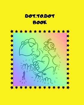 Paperback Dot.To.Dot Book: Dot to dot animal illustrations with tracing practice and coloring fun for kids. Book