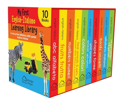 Board book My First English-Italiano Learning Library (La MIA Prima Biblioteca Delle Parole Inglese-Italiano): Boxset of 10 English - Italian Board Books [Italian] Book