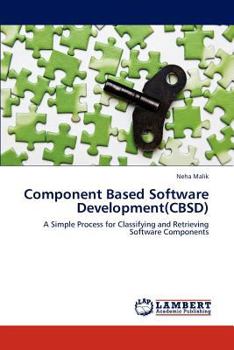 Paperback Component Based Software Development(cbsd) Book