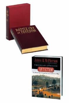 Leather Bound The Civil War Set: Consisting of Crossroads of Freedom and the Illustrated Battle Cry of Freedom2-Volume Set Book