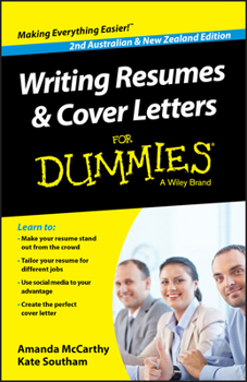 Paperback Writing Resumes and Cover Letters for Dummies - Australia / Nz Book