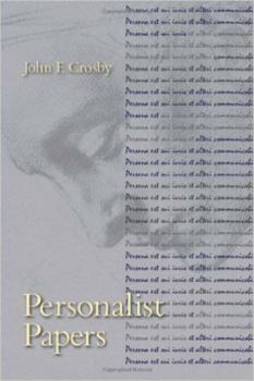 Paperback Personalist Papers Book