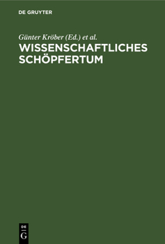 Hardcover Wissenschaftliches Schöpfertum [German] Book