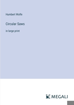 Circular Saws: in large print