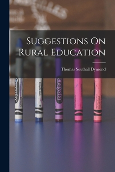 Paperback Suggestions On Rural Education Book