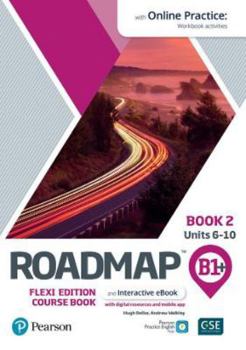 Paperback Roadmap B1+ Flexi Edition Course Book 2 with eBook and Online Practice Access Book