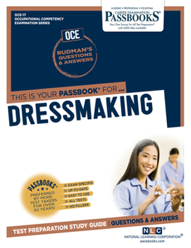 Paperback Dressmaking (Oce-17): Passbooks Study Guide Volume 17 Book