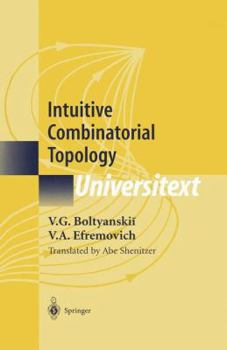 Paperback Intuitive Combinatorial Topology Book