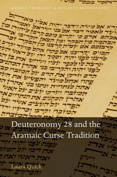 Hardcover Deuteronomy 28 and the Aramaic Curse Tradition Book