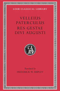 Hardcover Velleius Paterculus Res Gestae Divi Augusti [Latin] Book