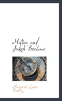 Paperback Milton and Jakob Boehme Book