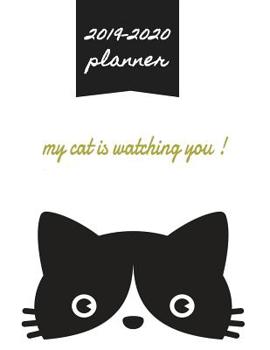 Paperback My Cat is Watching You: Dated 8.5x11 Calendar With To-Do List Notebook Book
